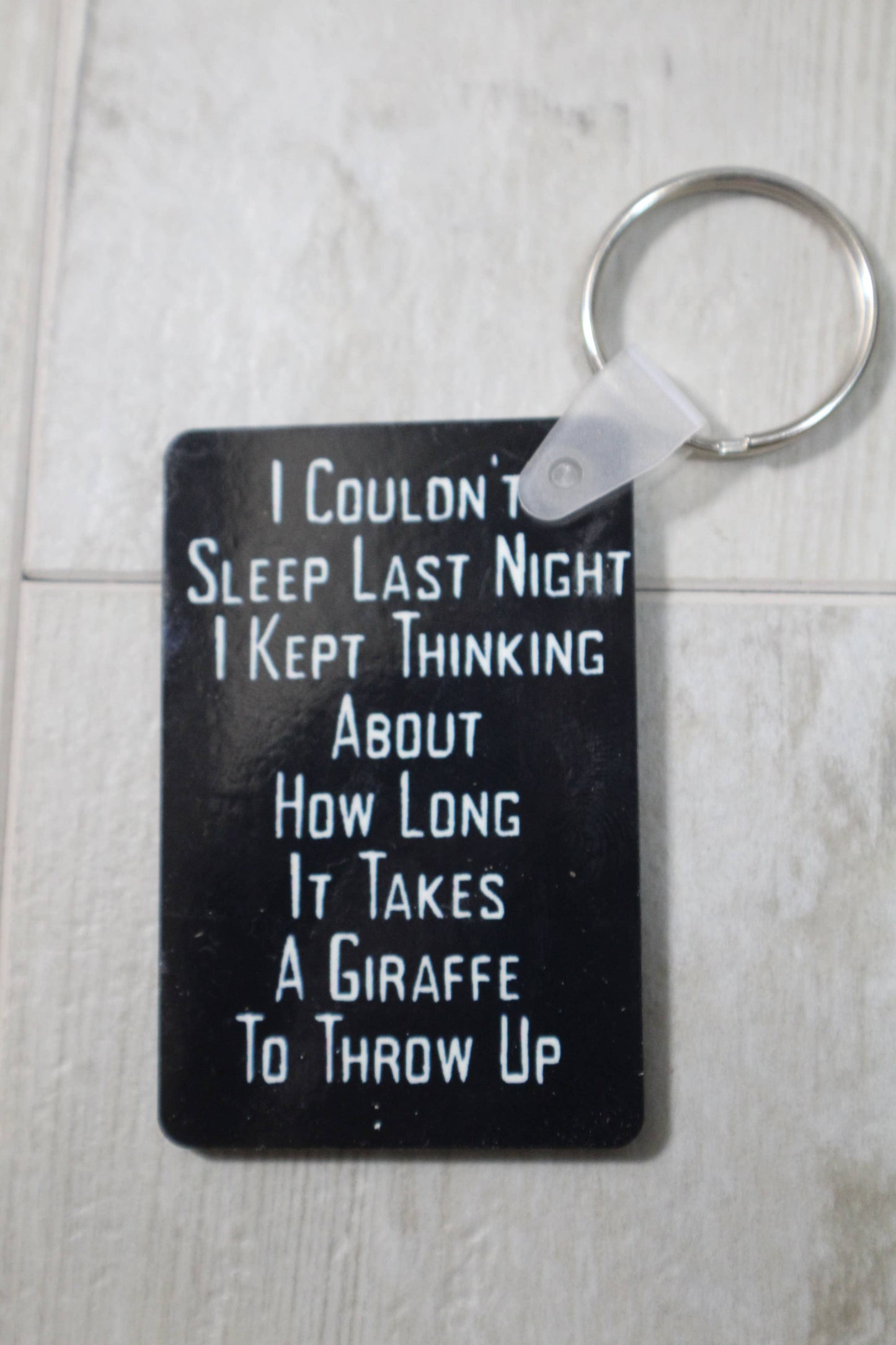 I couldn't sleep last night  // Keychain