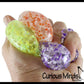 Small 1.5" Confetti Bead Ball Set with Thick Gel.  1 Set