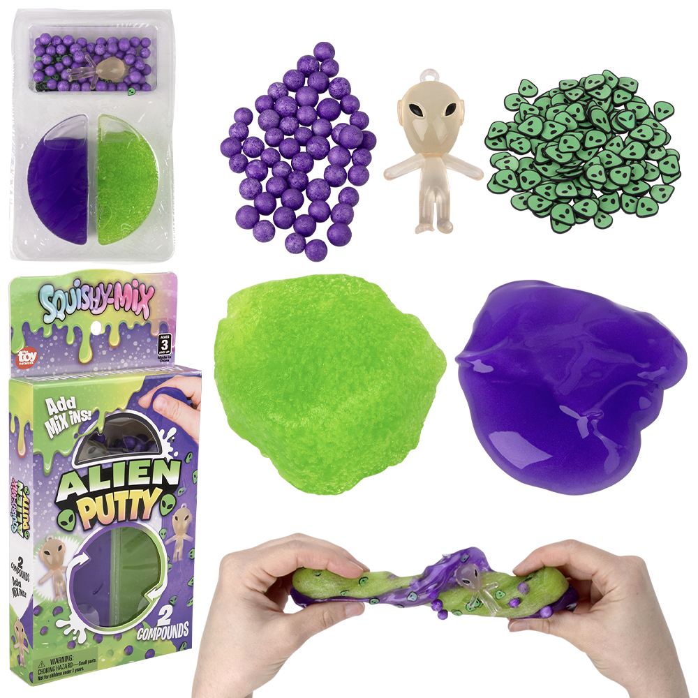 SQUISHY-MIX ALIEN PUTTY