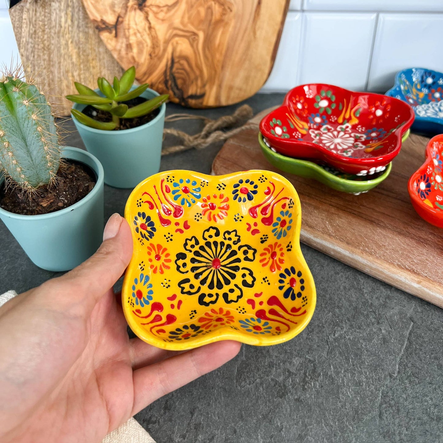Umays Boho - Cute Small Bowls, Handmade Bowls, Tapas Bowls for Condiments