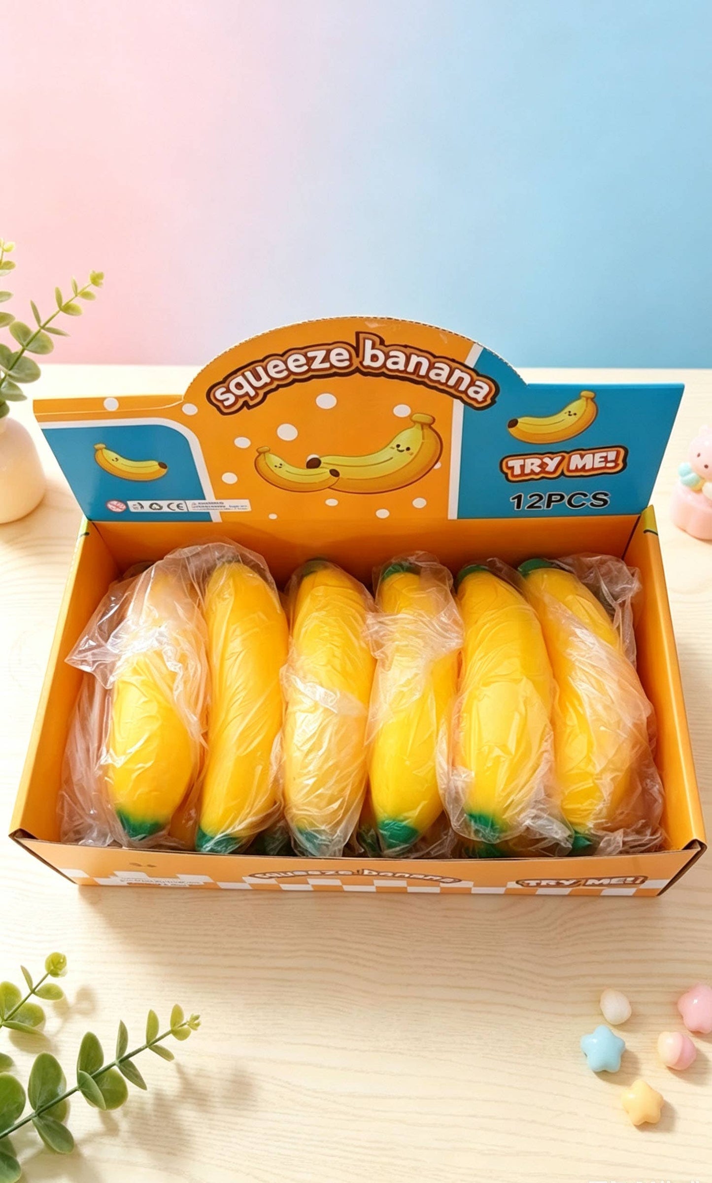Eagle Crest Industries Inc. - Squeeze Banana Stress Relief Toy