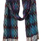 Sunshine Joy - Zig Zag Soul Scarf – Multi-Colored Long Scarf, 100% Viscose