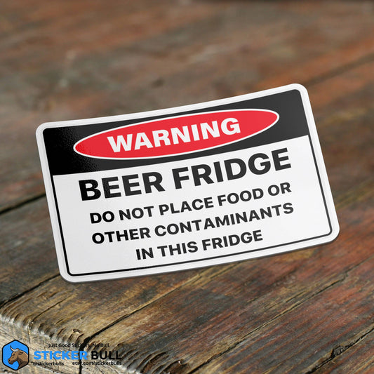 Beer Fridge Sticker