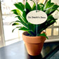 On Death's Door Flower Pot Plant Stake