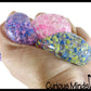 Small 1.5" Confetti Bead Ball Set with Thick Gel.  1 Set