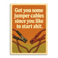 Bad Betty Greeting Co. - Jumper Cables Insult – Funny Friendship Card