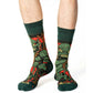 Good Luck Sock - Men's Halloween, Evil Swamp Creature Socks [CLEARANCE]