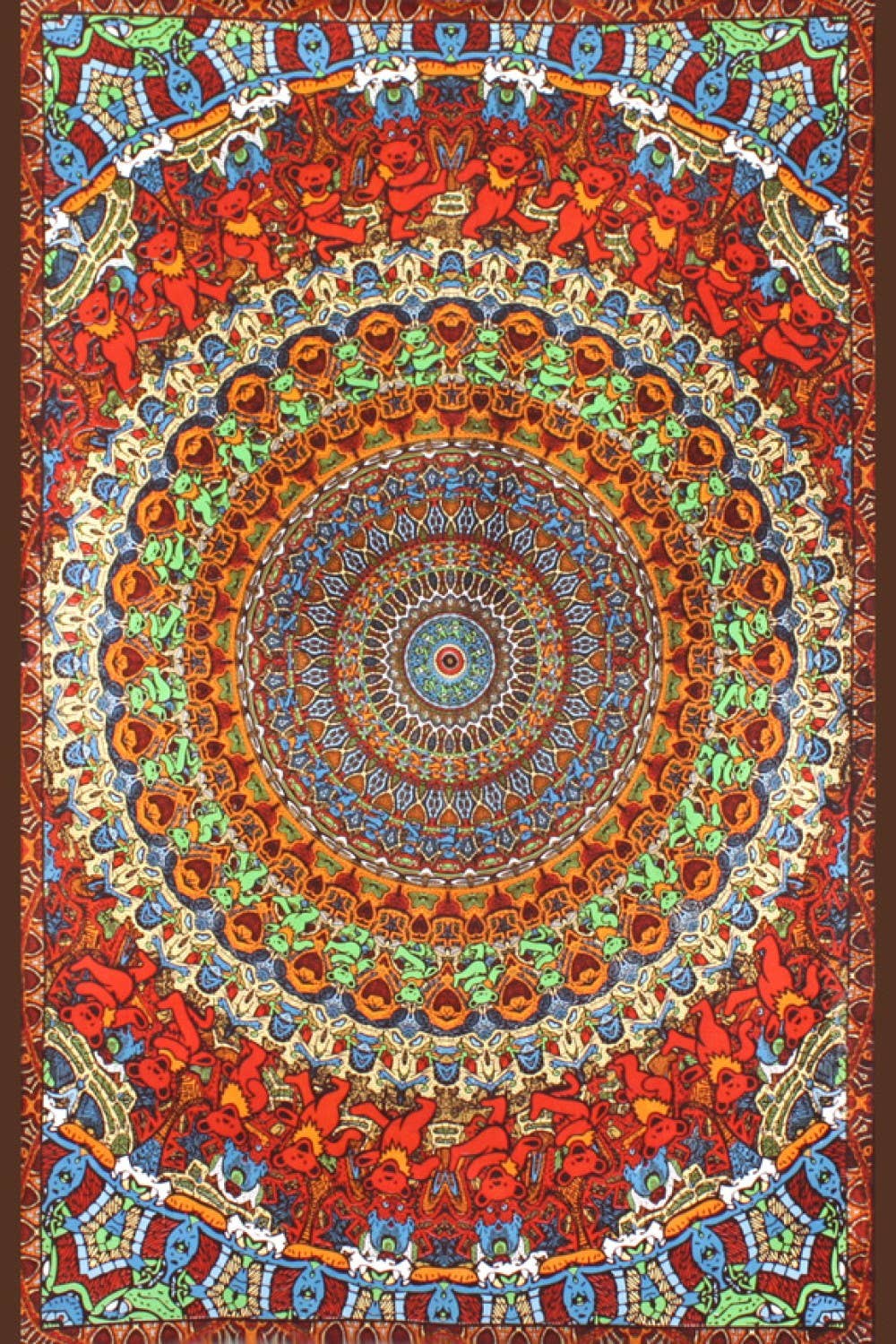 Sunshine Joy - 3D Grateful Dead Tapestry Bear Vibration Tapestries Licensed