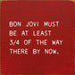 SAWDUST CITY - Bon Jovi Must Be At Least 3/4 Of The Way There By Now.