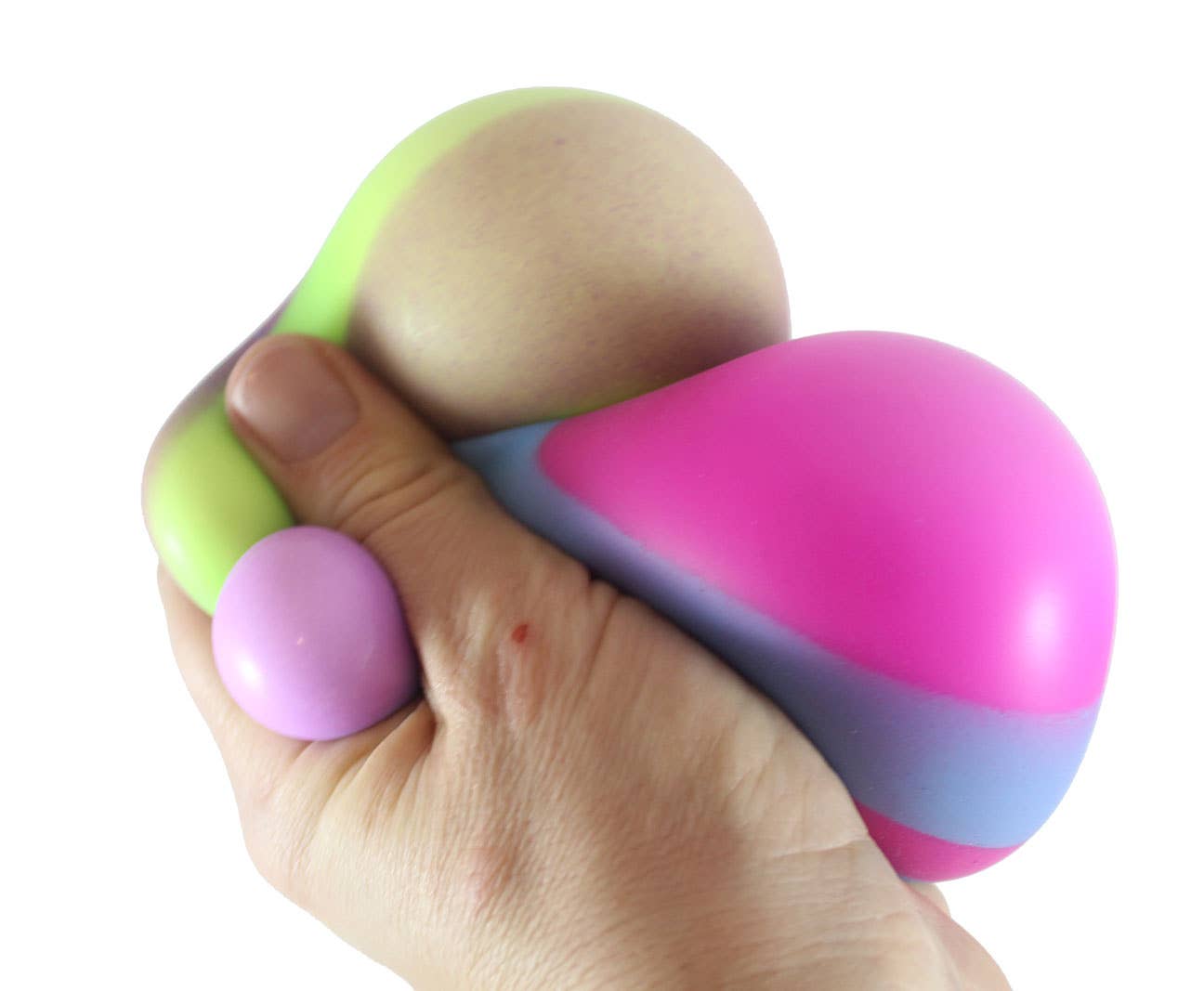 Striped Soft Doh Filled 2.5" Stress Ball - 1PC