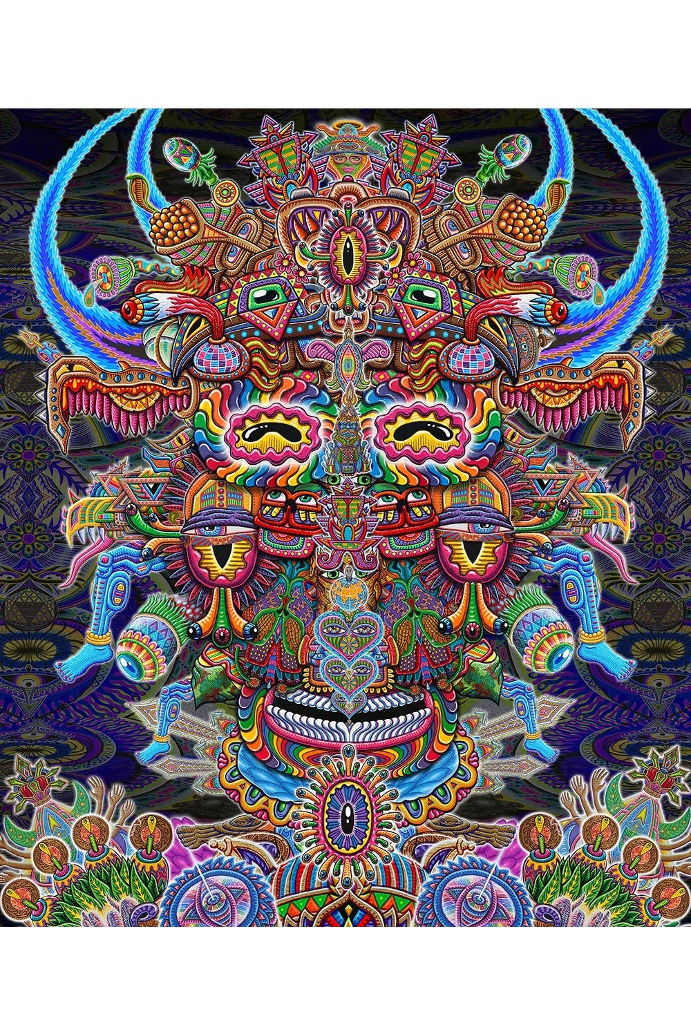 Sunshine Joy - Heady Art Print Tapestry Bullish Man