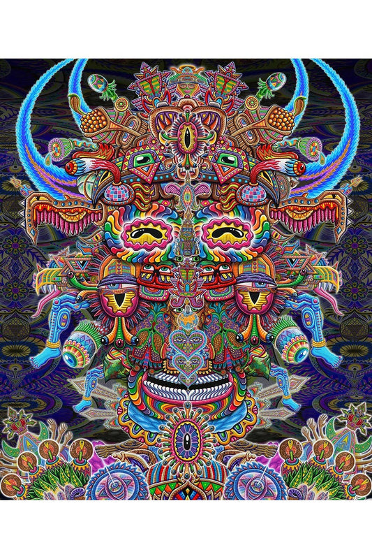 Heady Art Print Tapestry Bullish Man 58x76"