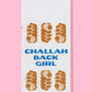 Challah Back Girl kitchen towel dishtowel | Hannukah Judaica
