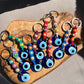Umays Boho - Evil Eye Keychain, Handmade Macrame Keychain, Boho Keychain