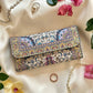 Umays Boho - Purple Trifold Wallet, Vintage and Boho Wallet for Women