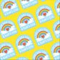 You are You and that's COOL! Rainbow Diecut Vinyl Sticker