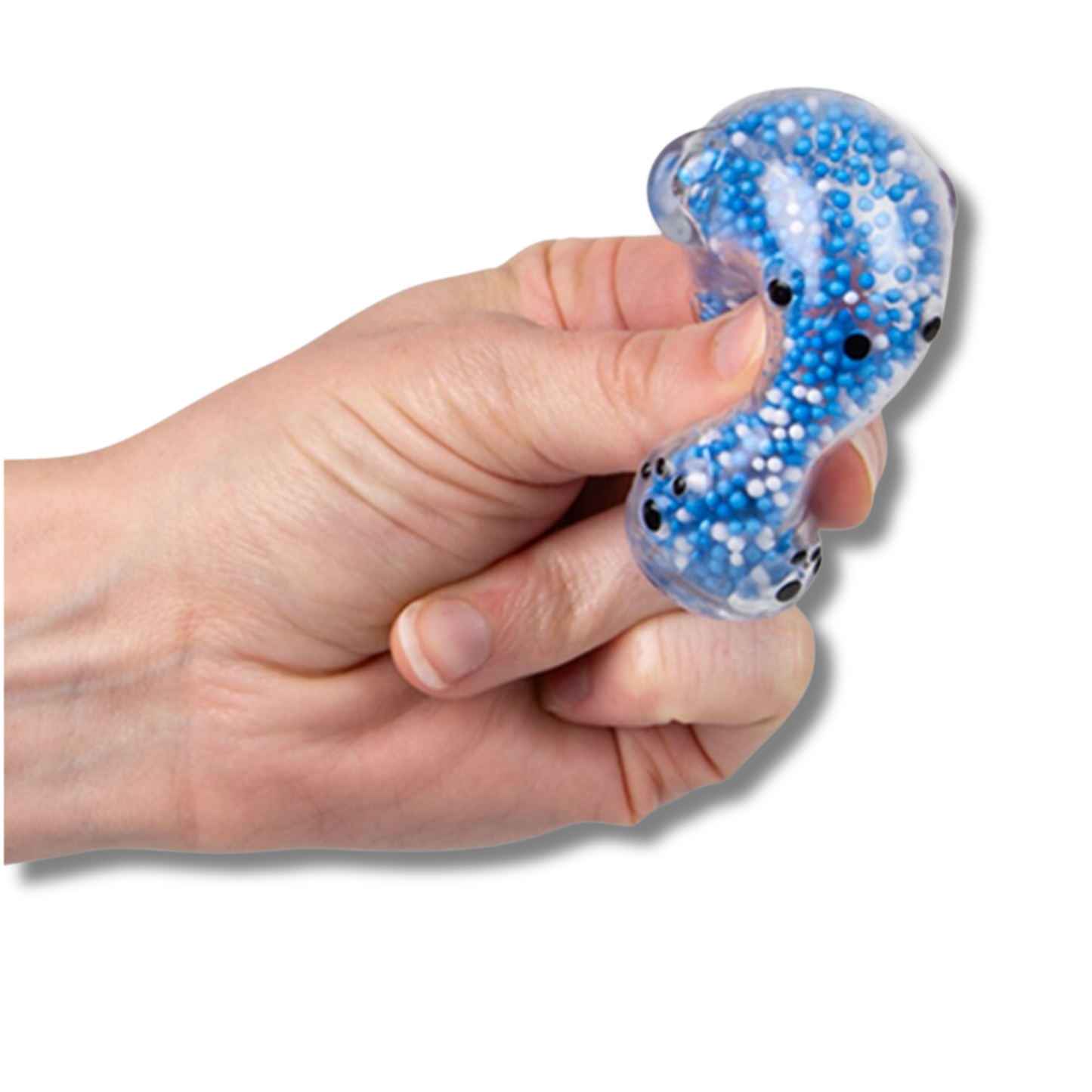 Mini Squeezy Bead Bear Kids Toy - 1PC