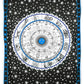 Sunshine Joy - Zest for Life Tapestry Zodiac Astrology 52x80" Blue