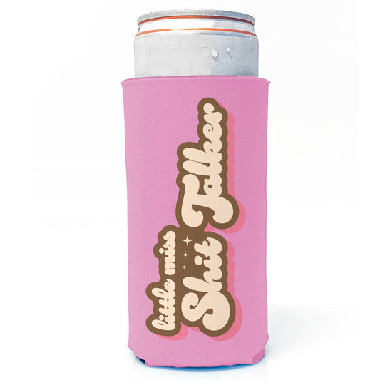 Little Miss Shit Talker - Funny Drink Koozie