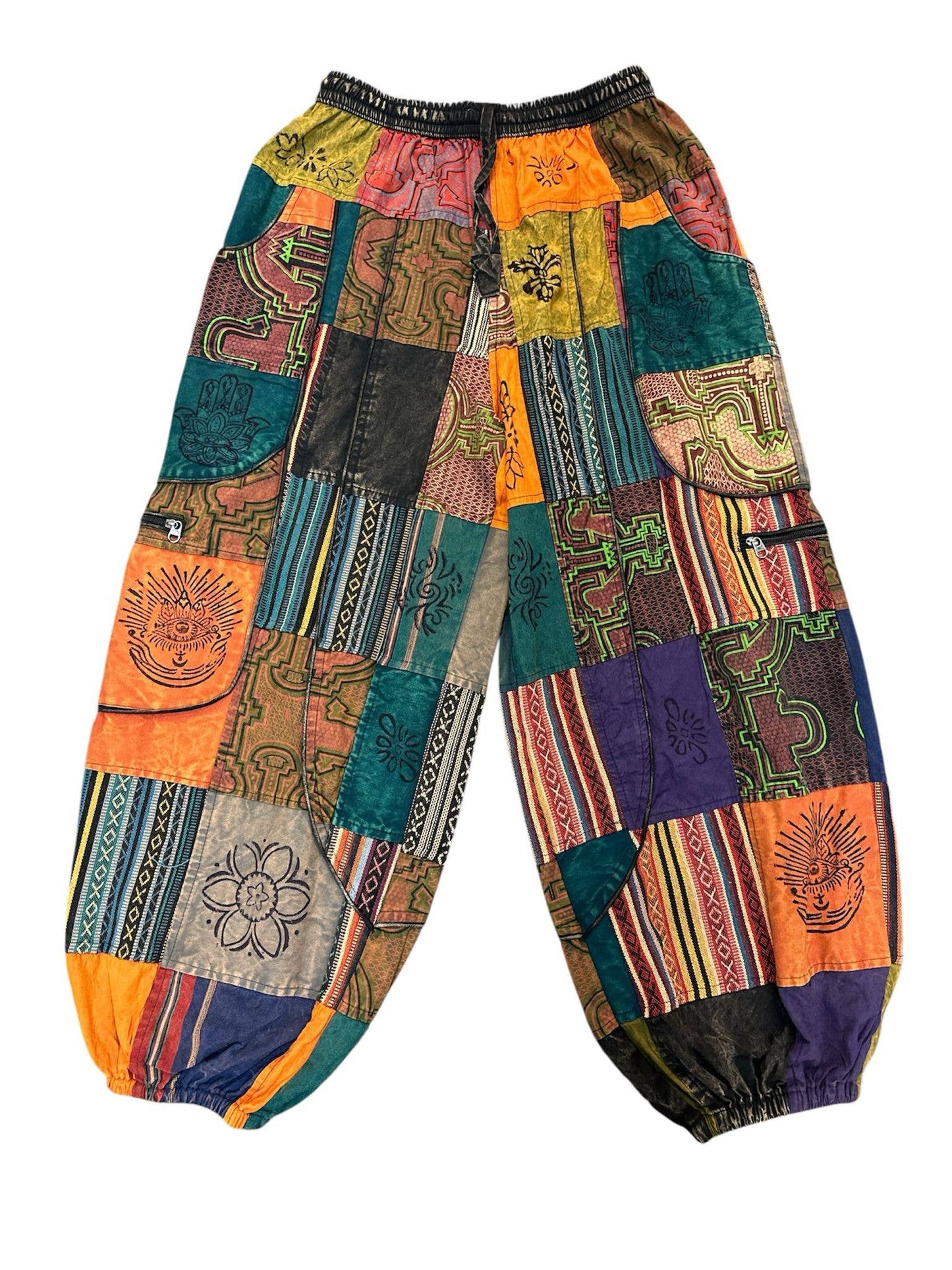 Rising International Inc - Block Print  Balloon Trouser Free Style Pant HF35