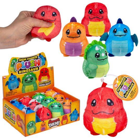 2.75" SUGAR SQUEEZE PLUSH DINOSAUR