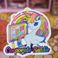 Corporate Saddie Sticker
