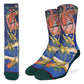 Good Luck Sock - Men's Santa Tyrannosaurus Rex Christmas Socks [CLEARANCE]