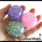 Small 1.5" Confetti Bead Ball Set with Thick Gel.  1 Set