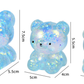 Cute Mini Glitter Bear Squishy Squeeze Toy