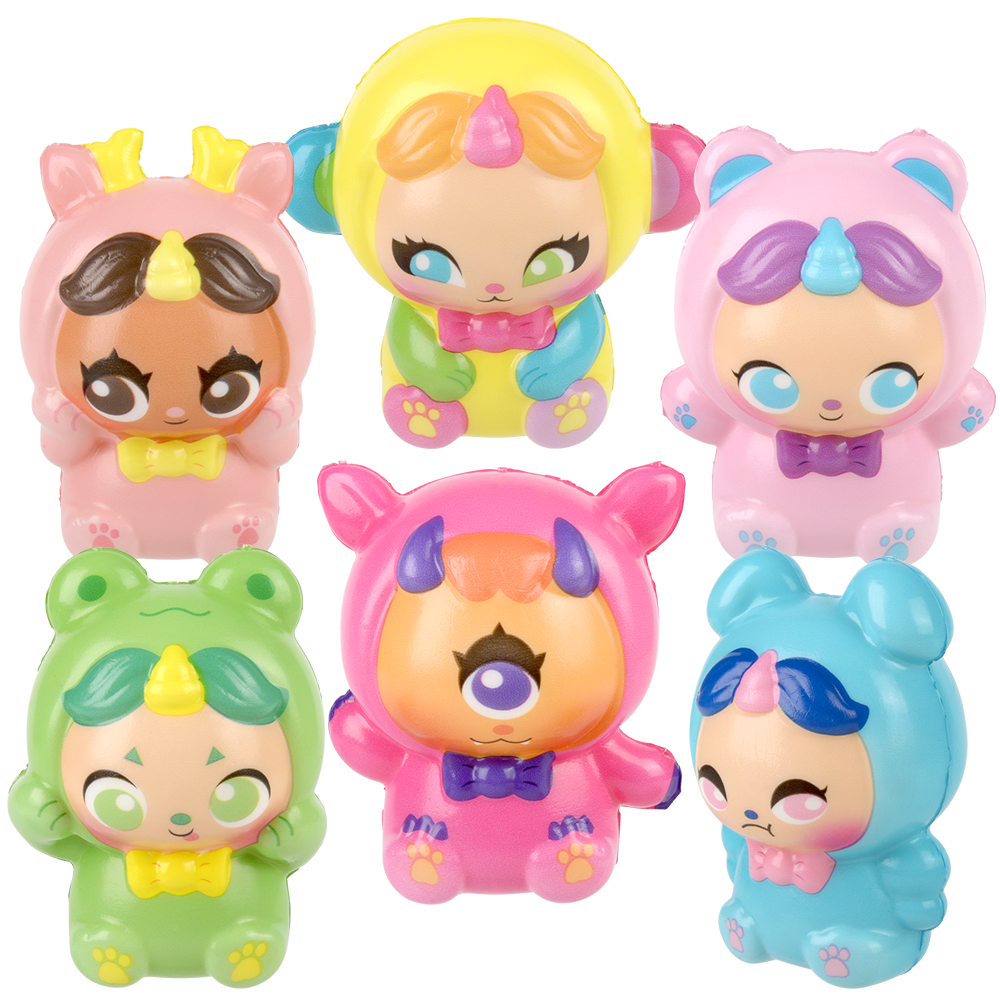 4" BLIND BAG SQUISH DOLL 1PC