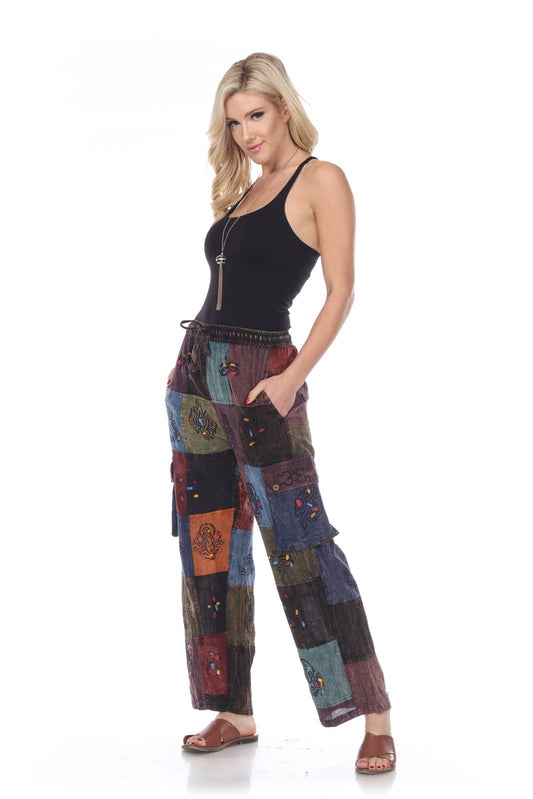 Rising International Inc - Cotton Wash Multi Patch Pant RKT 02-44