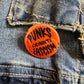 Punks Against Fascism 1.5 inch round button