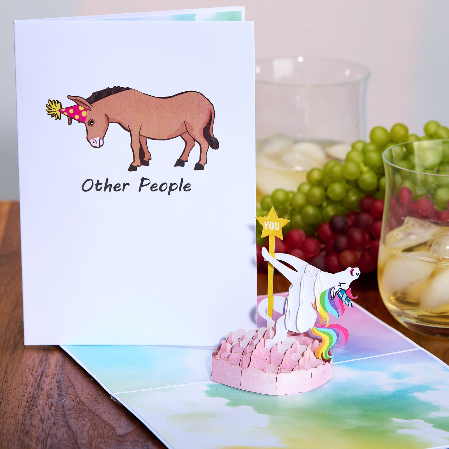 Pop Up Dancing Unicorn Card