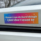 I Know I Can Do Hard Things Car Magnet