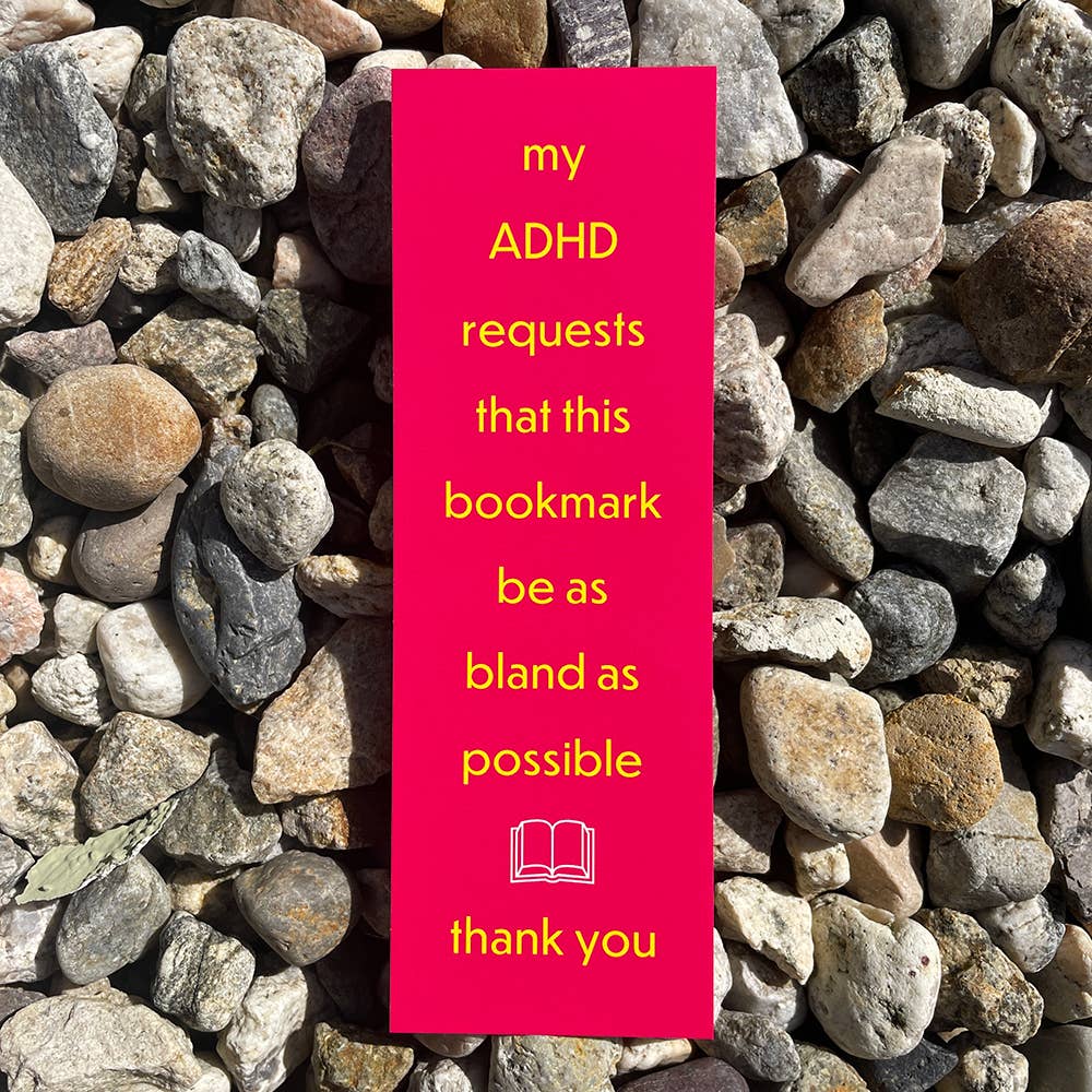 ADHD Bookmark