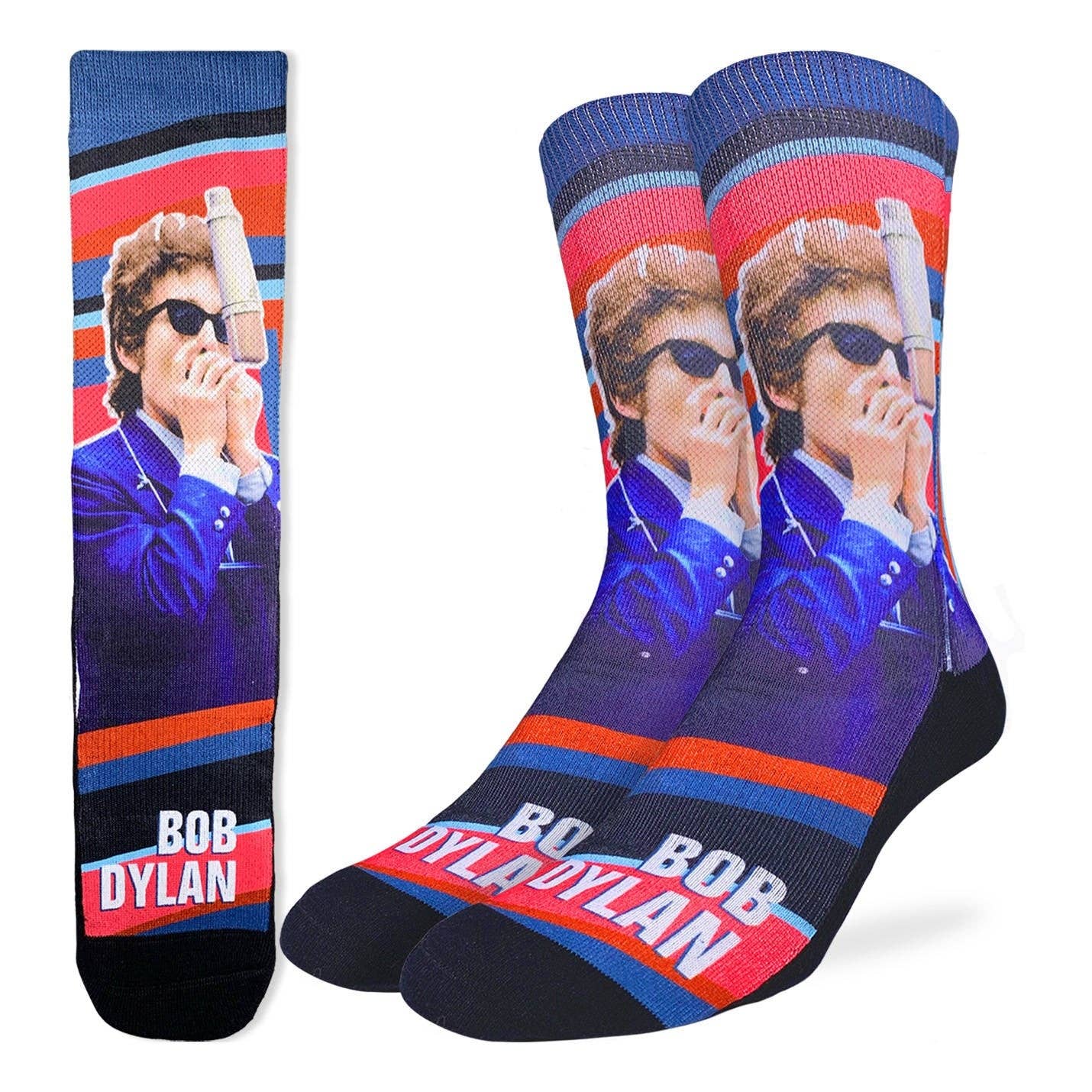 Good Luck Sock - Men's Bob Dylan, Harmonica Socks [CLEARANCE]