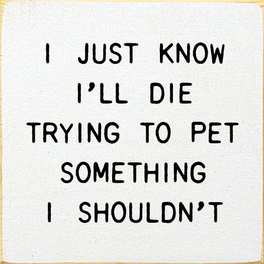 SAWDUST CITY - I Just Know I'll Die Trying To Pet Something I Shouldn't