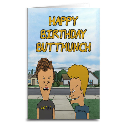 Beavis and Butthead Birthday Card