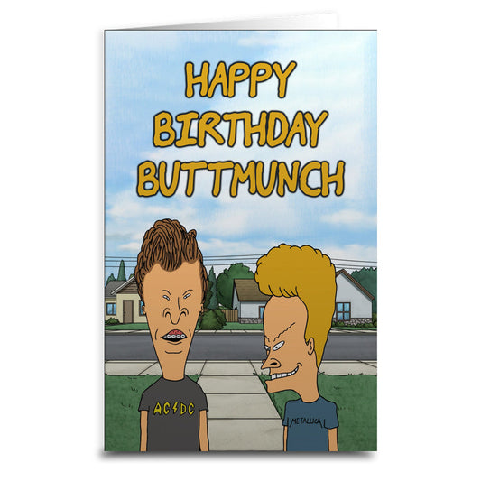 Beavis and Butthead Birthday Card
