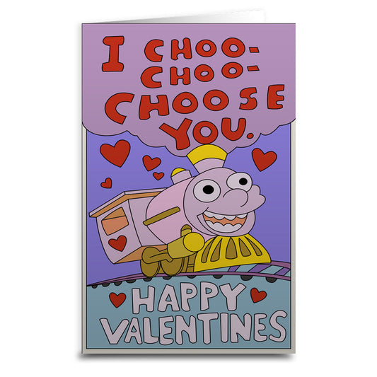 I Choo Choo Choose You - Simpsons Card