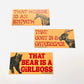 The Silver Spider - That Horse is an Empath funny wildlife Bumper Sticker