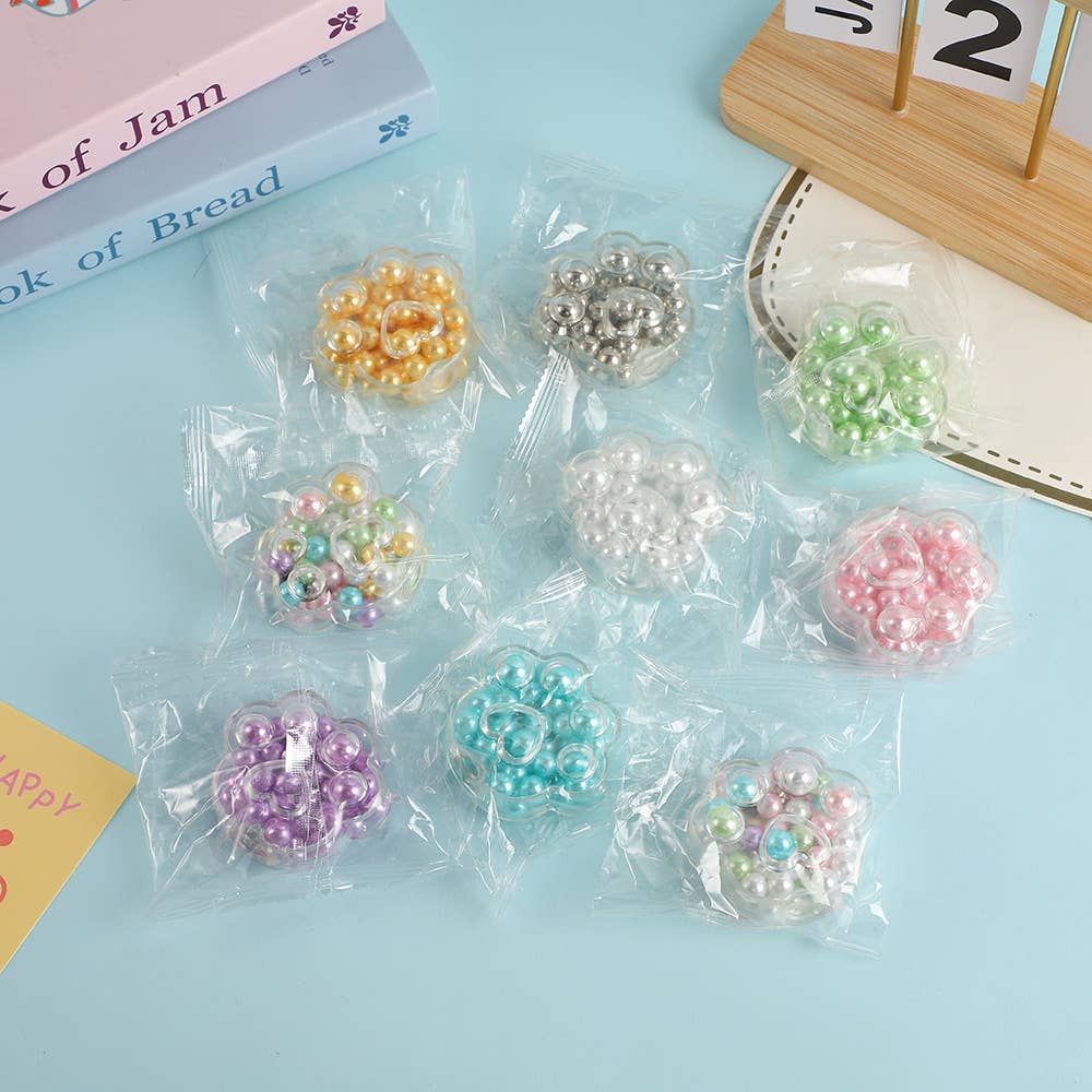 Cute paw with mini Ball Squishy Squeeze Toy Fidget Toy