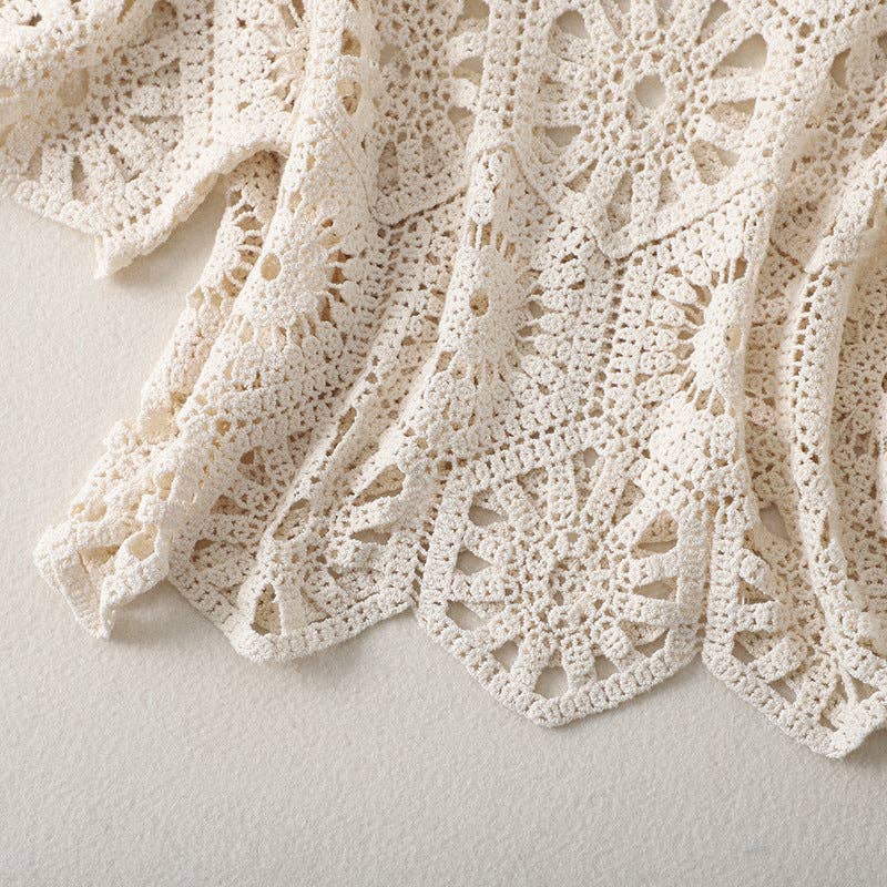Funkyrel® Atzbranding Limited - Crosa - Crochet Hollow Out Cardigan for Women