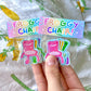 Mini Rainbow Froggy Chair Sticker Packs