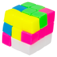 2.5" STICKY STRETCH PUZZLE CUBE 1PC