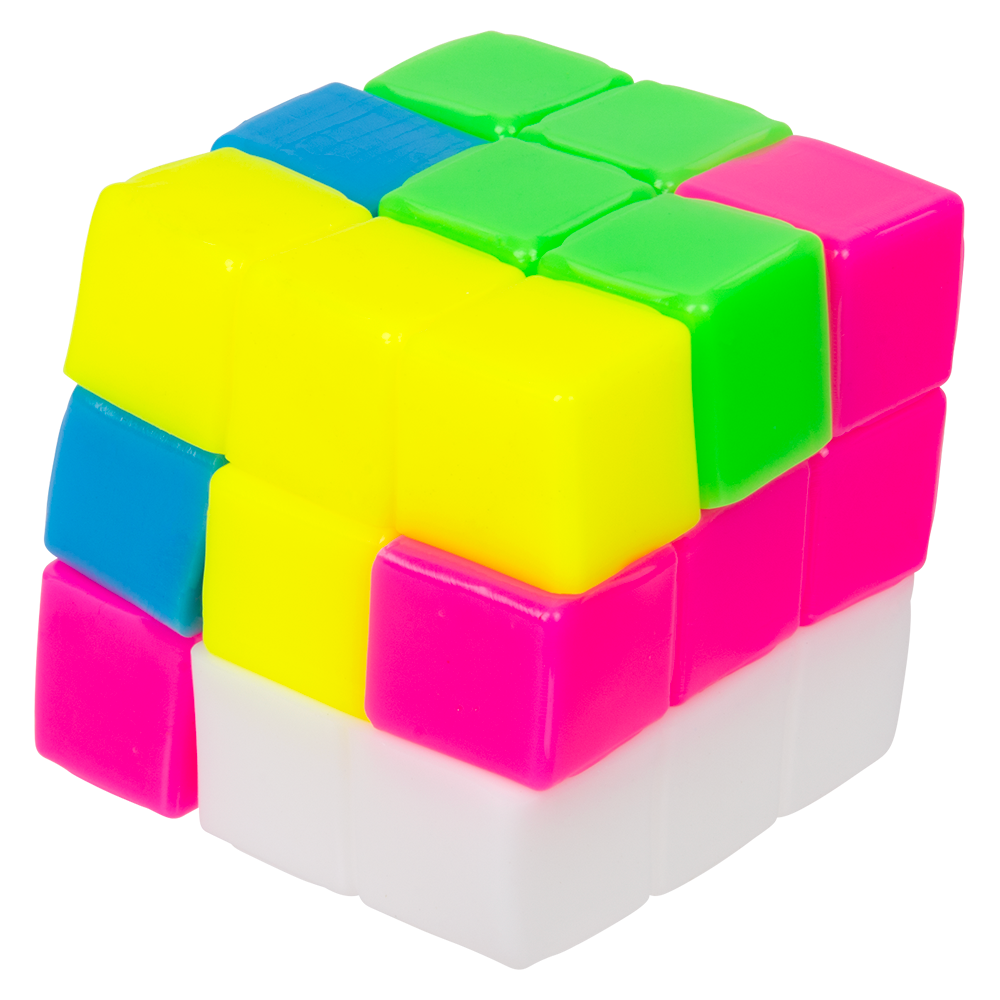 2.5" STICKY STRETCH PUZZLE CUBE 1PC