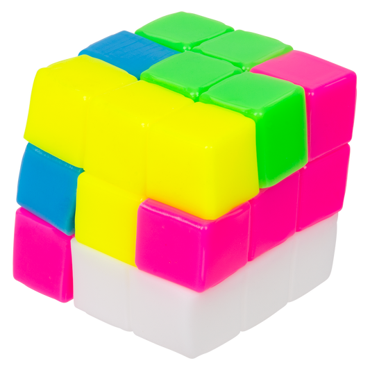 2.5" STICKY STRETCH PUZZLE CUBE 1PC