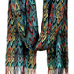Sunshine Joy - Zig Zag Soul Scarf – Multi-Colored Long Scarf, 100% Viscose