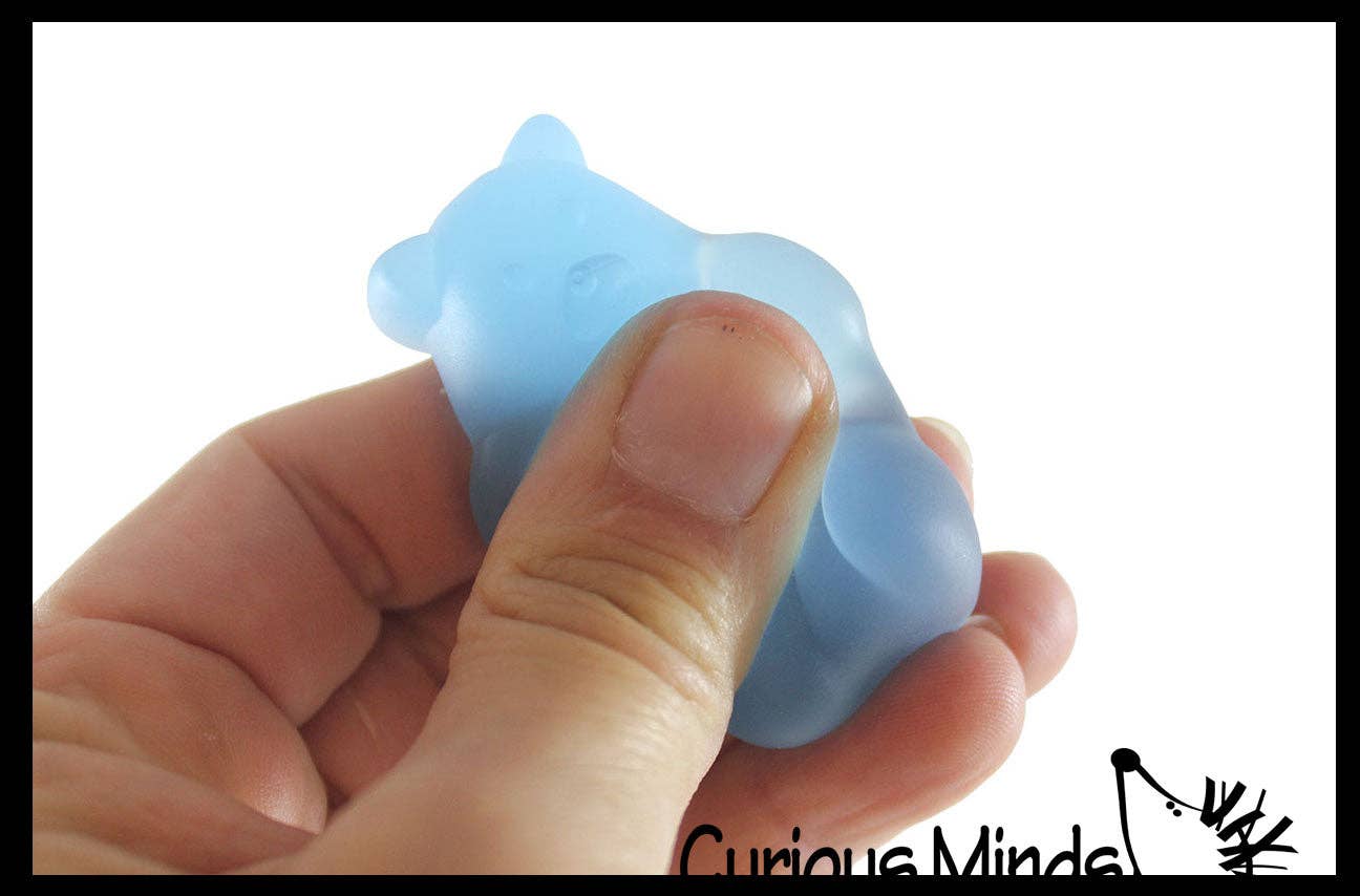 1 Bag of 6 Gummy Bear Squishy Mochi Fidget