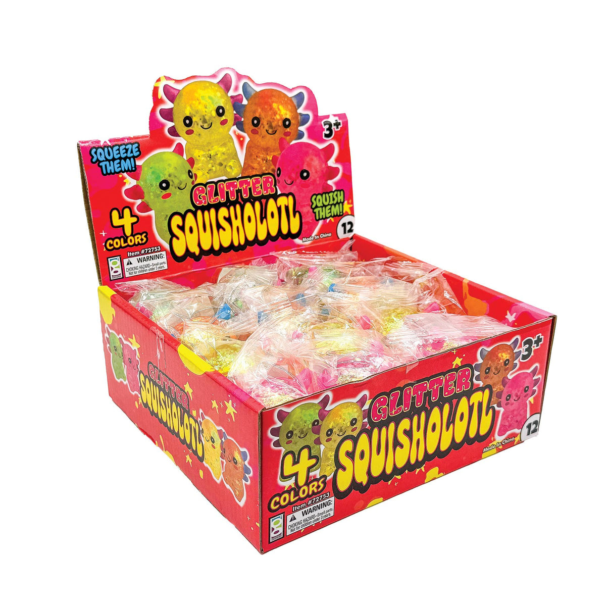Geddes - GLITTER SQUISHOLOTL TOY     12/DSP